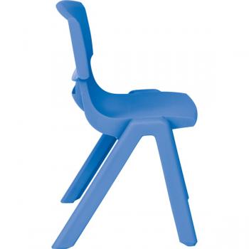 Stuhl Felix 3, Sitzhöhe 35,5 cm, für Tischhöhe 59 cm, blau