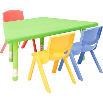 Stuhl Felix 4, Sitzhöhe 40 cm, für Tischhöhe 64 cm, gelb