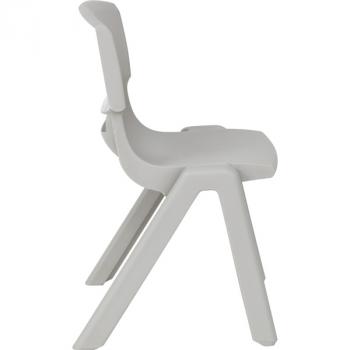 Stuhl Felix 2, Sitzhöhe 30 cm, für Tischhöhe 53 cm, graubeige