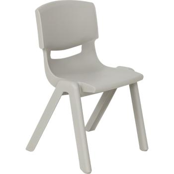 Stuhl Felix 3, Sitzhöhe 35,5 cm, für Tischhöhe 59 cm, graubeige