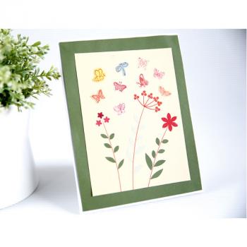 Holzstempelset Schmetterlinge