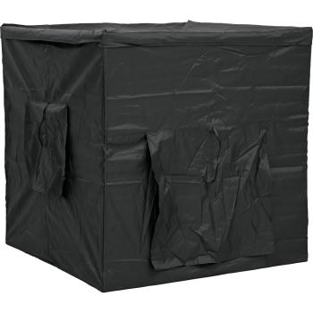 Sensorisches Zelt, schwarz/silber