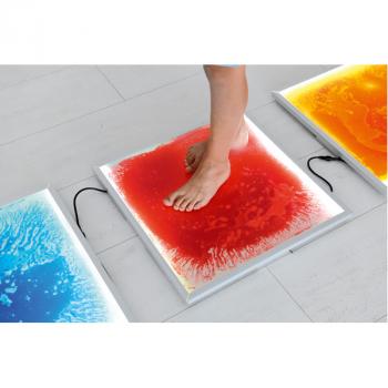 Sensorik-Bodenfliese mit Licht, rot