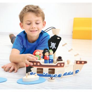 Piraten-Set aus Holz