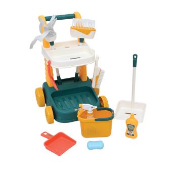 Wagen mit Spielputzzeug, 11er-Set