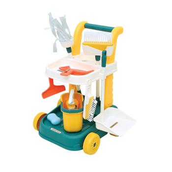 Wagen mit Spielputzzeug, 11er-Set