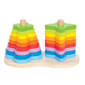 Doppelte Pyramide Regenbogen