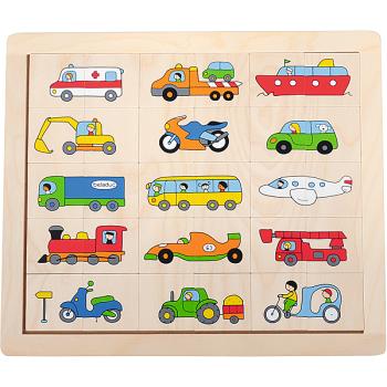 Bildhälften-Puzzle - Fahrzeuge
