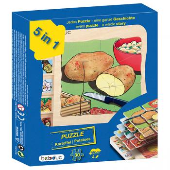 Lern-Lagenpuzzle - Kartoffel