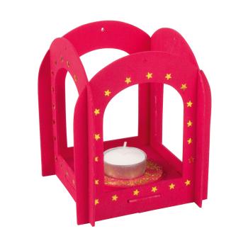 Holzlampion zum Selbstgestalten