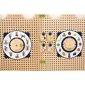 Spiele-Set mit Uhr für Activity-Spielhaus und -wand