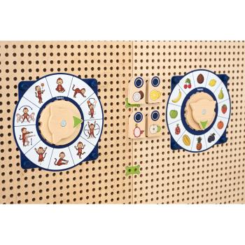 Spiele-Set mit Uhr für Activity-Spielhaus und -wand