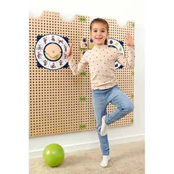 Spiele-Set mit Uhr für Activity-Spielhaus und -wand