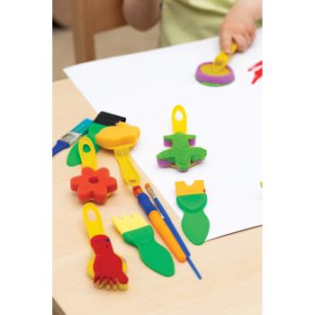 Pinsel- und Stempelset, 25 Teile