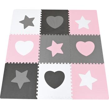 Puzzlematte - Sterne und Herzen
