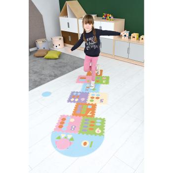 Puzzlematte Hüpfekästchen