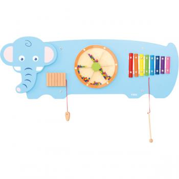 Wandapplikation - Elefant mit 3 Spielen