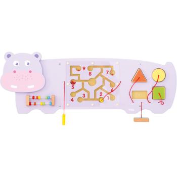 Wandapplikation - Nilpferd mit 3 Spielen