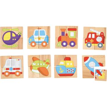 Magnetische Holzpuzzles, Fahrzeuge