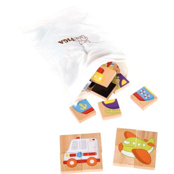 Magnetische Holzpuzzles, Fahrzeuge