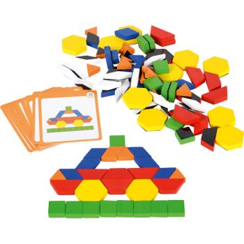 Magnetische Holzpuzzles, Geometrische Figuren