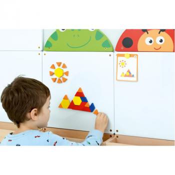 Magnetische Holzpuzzles, Geometrische Figuren