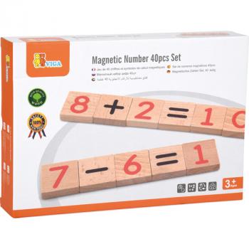 Magnetische Holzpuzzles, Zahlen