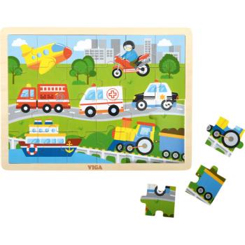 Holzpuzzle - Fahrzeuge