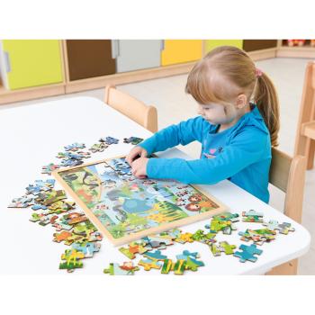 Holzpuzzle ZOO, 48 Teile