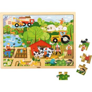 Holzpuzzle Farm, 48 Teile