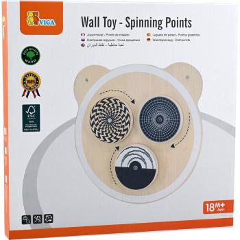Wandapplikation Motorikspiel, Wirbelräder