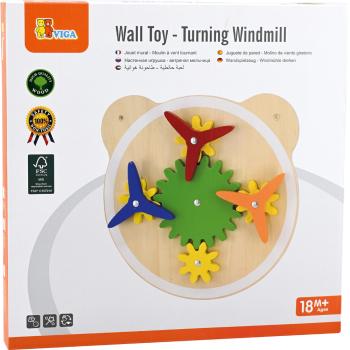 Wandapplikation Motorikspiel, Windrädchen