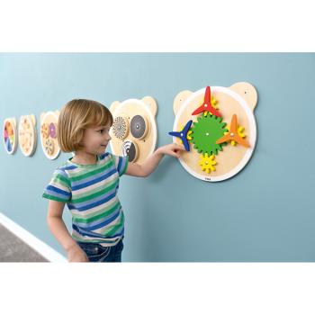 Wandapplikation Motorikspiel, Windrädchen