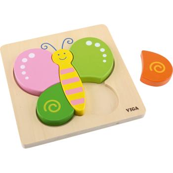 Holz-Legepuzzle, Schmetterling