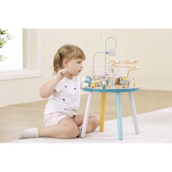 Spieltisch mit Spiralbahn