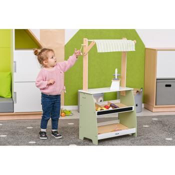 Verkaufsstand mit Lebensmitteln