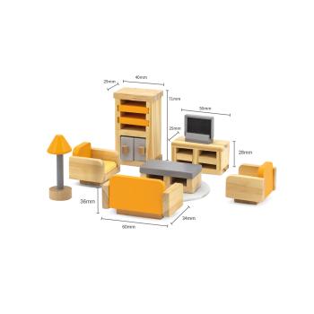 Puppenferienhausmöbel Wohnzimmer