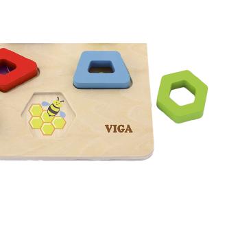 Einlegepuzzle - Zahlen und Formen