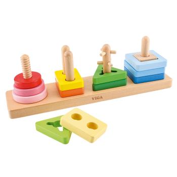 Farb- und Formsortierer mit Labyrinth