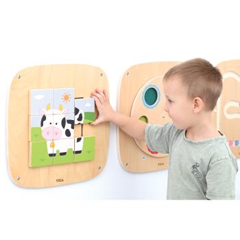 Motorik-Sensorik-Wandelement - Schiebepuzzle