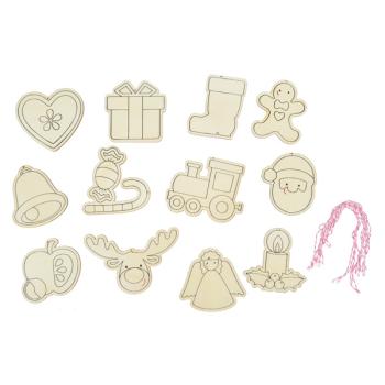 Holz-Anhänger Weihnachtsfreude