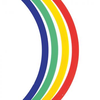 Flache Koordinationsringe 4er-Set