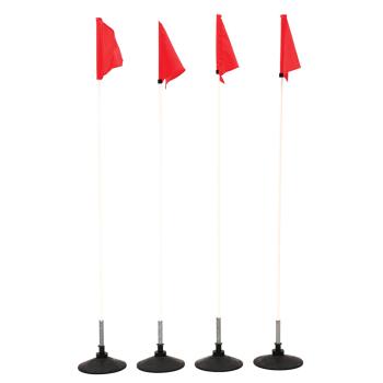 Markierungsfahne mit Ständer, 4 Stck.