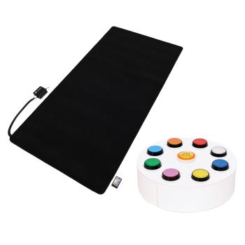 Leuchtender Teppich (1 x 2 m) mit Steuerkonsole