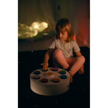 Leuchtender Teppich (1 x 2 m) mit Steuerkonsole