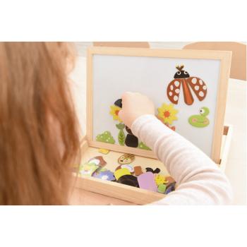 Magnetisches Mosaik mit Tafel
