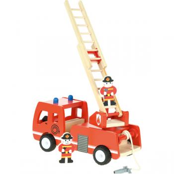 Feuerwehrauto aus Holz