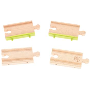 Holzschienen Set 16, Doppelbahn