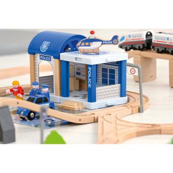 Holzeisenbahn, Grundset F, 277 Elemente