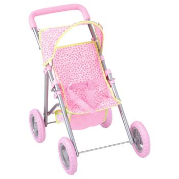 Puppenwagen - Spazierwagen mit Gepäcknetz